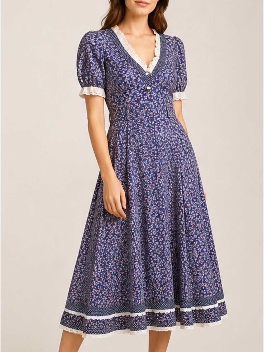 1970’s Gunne Sax Prairie Dress $348